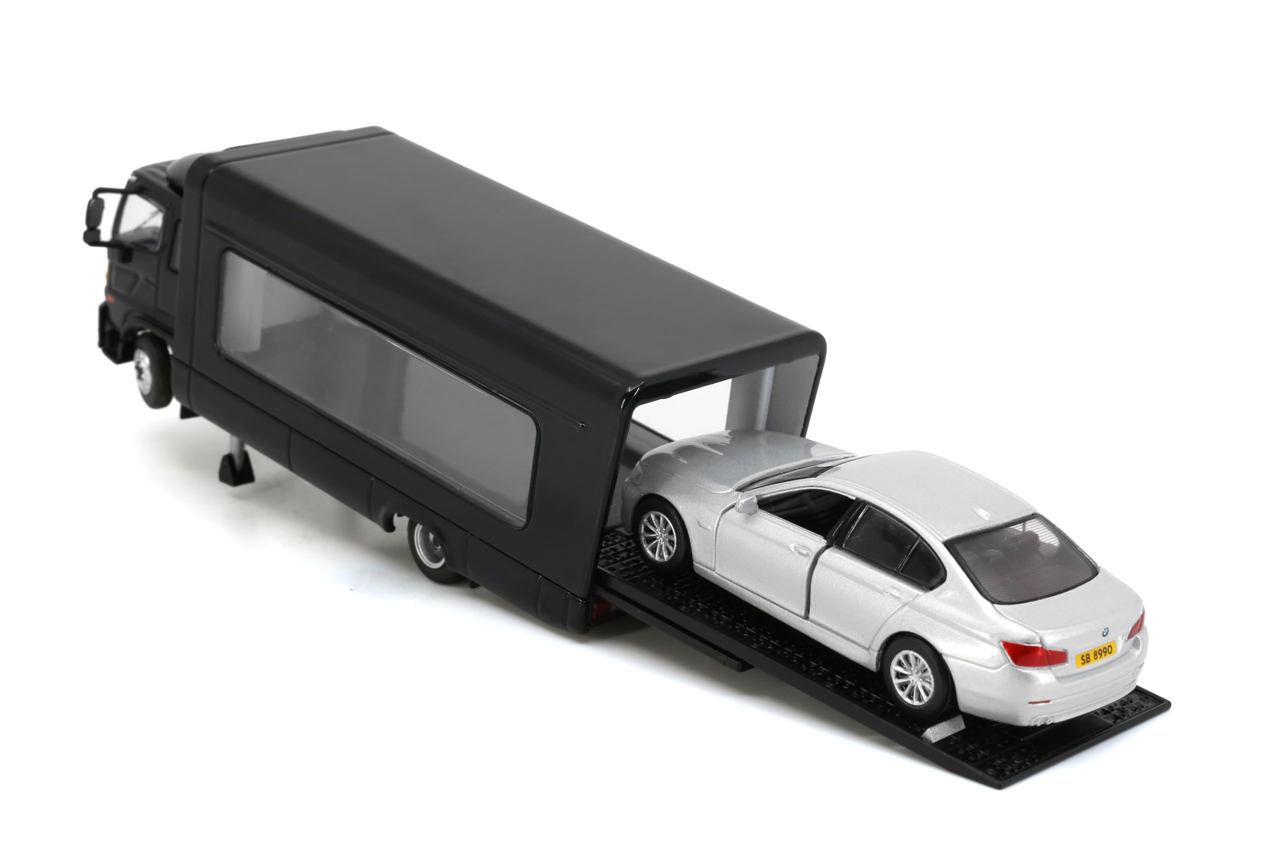 Amazon | Tiny City 1/64 日野 500 屋根付き積載車 (ブラック